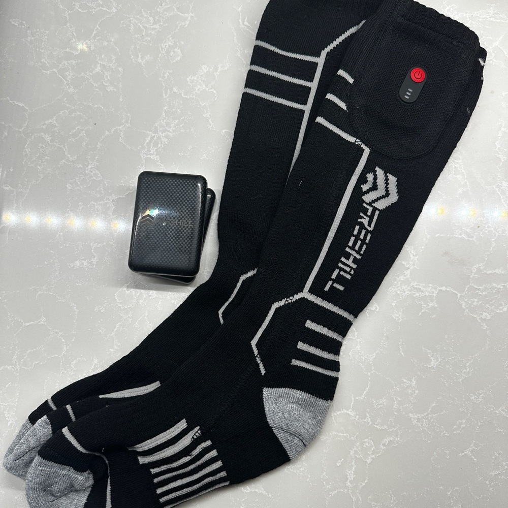 Black Heated Socks